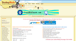 Desktop Screenshot of donkeymails.com